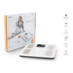AMILA Fitbody 5 Smart Ζυγαριά με Λιπομετρητή & Bluetooth σε Λευκό χρώμα